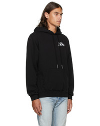 Benjamin Edgar Black Hanger Logo Hoodie