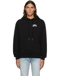 Benjamin Edgar Black Hanger Logo Hoodie