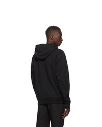 Naked and Famous Denim Black Heavyweight Terry Zip Hoodie