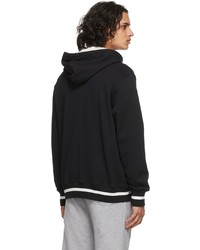 Ps By Paul Smith Black Jersey Happy Hoodie