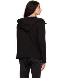 TheOpen Product Black Layered Hoodie