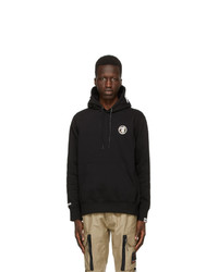 AAPE BY A BATHING APE Black Logo Patch Hoodie