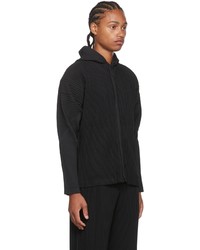 Homme Plissé Issey Miyake Black Monthly Color July Hoodie