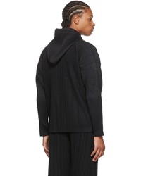 Homme Plissé Issey Miyake Black Monthly Color July Hoodie