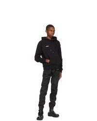 Heliot Emil Black Morphed Hoodie