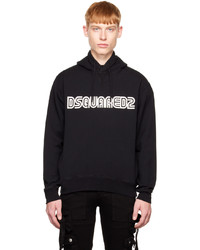DSQUARED2 Black Outline Cool Hoodie