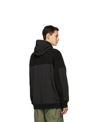 Givenchy Black Oversized Address Square Army Hoodie
