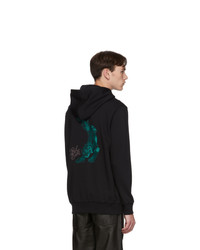 Paul Smith by Mark Mahoney Black Panther And Swallow Embroidery Hoodie