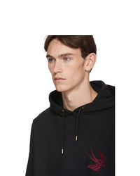 Paul Smith by Mark Mahoney Black Panther And Swallow Embroidery Hoodie