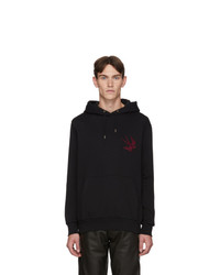 Paul Smith by Mark Mahoney Black Panther And Swallow Embroidery Hoodie