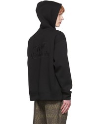 White Mountaineering Black Polyester Hoodie