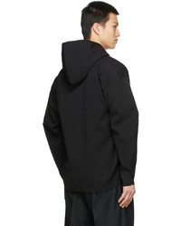 Rito Structure Black Recycled Zip Hoodie