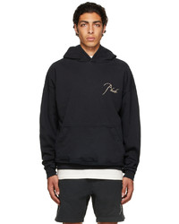 Rhude Black Script Hoodie