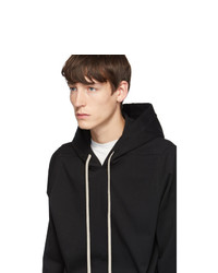 Rick Owens Black Small Lightning Bolt Hoodie