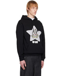 Saintwoods Black Star Of The Show Hoodie