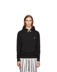 MAISON KITSUNÉ Black Tricolor Fox Patch Hoodie