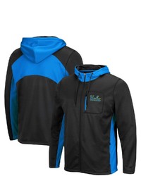 Colosseum Black Ucla Bruins Luge 20 Full Zip Hoodie