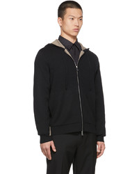 Theory Black Wool Arnaud Hoodie