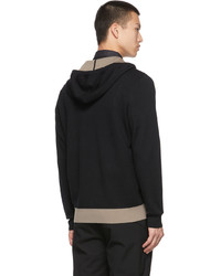 Theory Black Wool Arnaud Hoodie