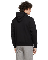 Ps By Paul Smith Black Zebra Embroidery Hoodie