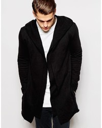 Asos Brand Cardigan In Jersey With Double Layer