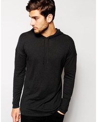 Asos Brand Knitted Hoodie With Skater Fit