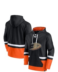 FANATICS Branded Black Anaheim Ducks First Battle Power Play Pullover Hoodie At Nordstrom