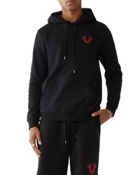 True Religion Brand Jeans Buddha Pullover Hoodie In Black At Nordstrom