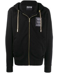 VERSACE JEANS COUTURE Chain Embellished Hooded Sweatshirt