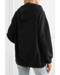 Balenciaga Cocoon Printed Stretch Cotton Blend Jersey Hoodie