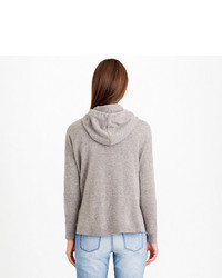 J.Crew Collection Cashmere Patch Pocket Hoodie