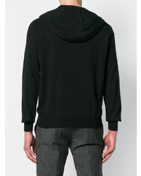 Ermenegildo Zegna Contrast Collar Hooded Sweatshirt