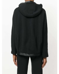 Moncler Contrast Trim Hooded Sweatshirt