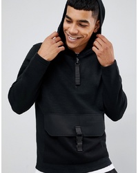 Jack & Jones Core Hoodie With Clip Pouch Pocket