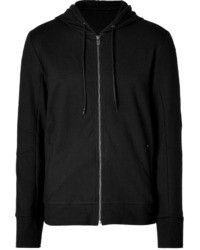 Zadig & Voltaire Cotton Hoodie With Wolf Embroidery In Black