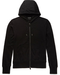 Tom Ford Cotton Silk And Cashmere Blend Jersey Hoodie