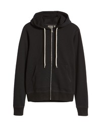 Naked & Famous Denim Cotton Zip Hoodie