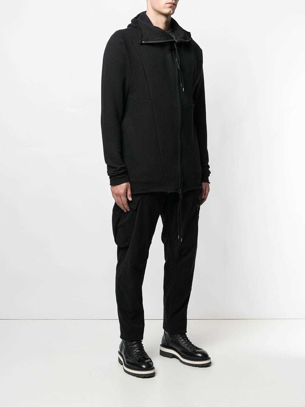 Army Of Me Deconstructed Zip Up Hoodie, $161 | farfetch.com | Lookastic