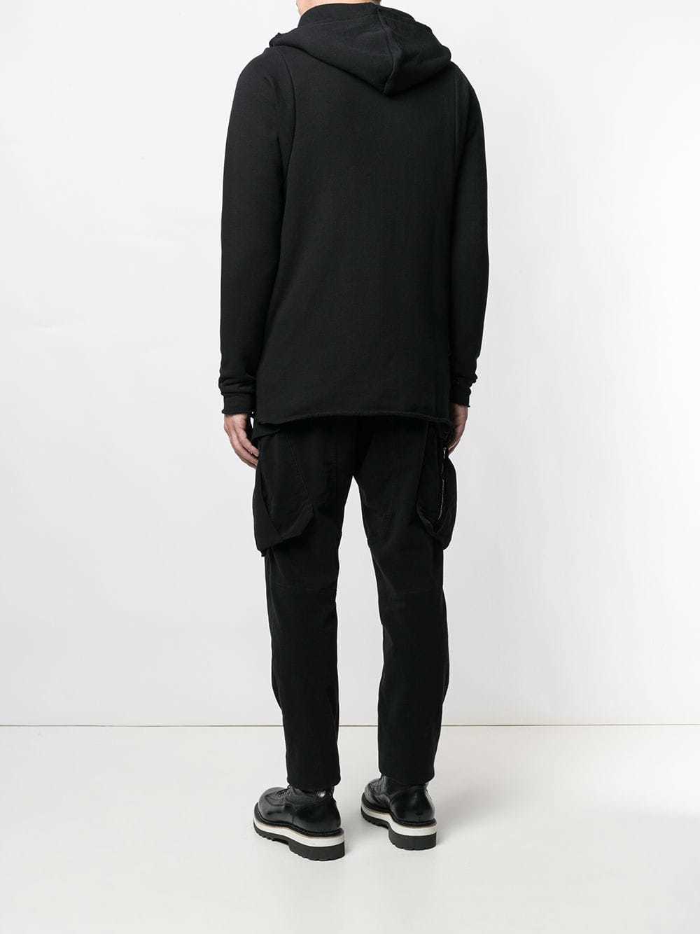 Army Of Me Deconstructed Zip Up Hoodie, $161 | farfetch.com | Lookastic