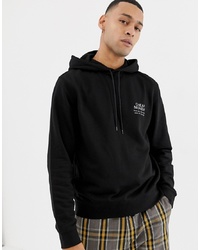 Cheap Monday Hoodie In Black With