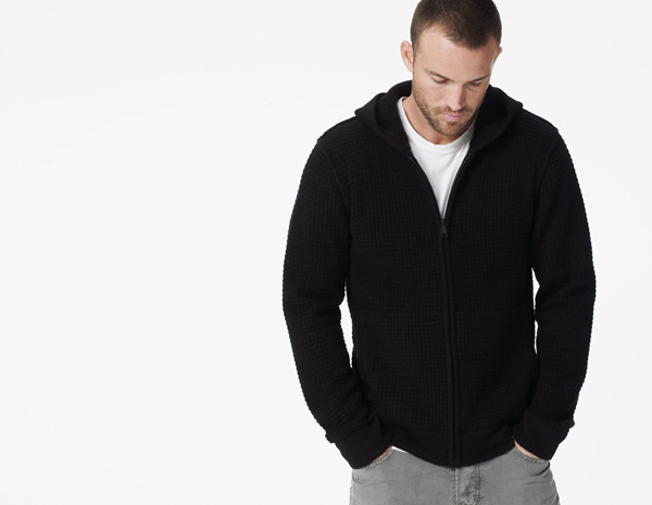 James perse shop cashmere hoodie