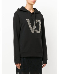 Versace Jeans Studded Logo Hoodie