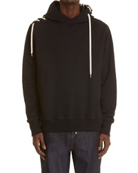 Craig Green Laced Cotton Hoodie In Blackcream At Nordstrom