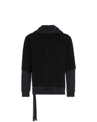 Unravel Project Layered Cotton Hoodie