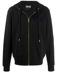 VERSACE JEANS COUTURE Logo Detail Zipped Hoodie