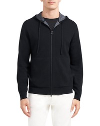 Theory Merino Wool Blend Zip Up Hoodie