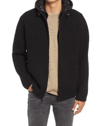 Frame Merino Wool Zip Up Hooded Sweater