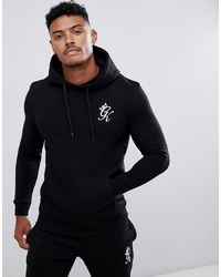 Gym King Muscle Hoodie In Black With Logo