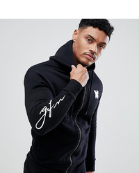 Good For Nothing Muscle Hoodie In Black With Script Logo To Asos