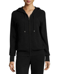 Neiman Marcus Cashmere Collection Cashmere Zip Up Hoodie
